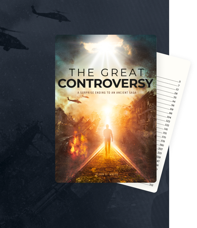 The great controversy book cover The great controversy book cover